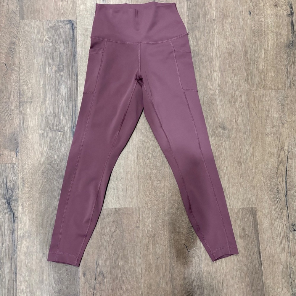 90 Degree Reflex Small High Rise Side Pocket 24" Leggings Mauve Yoga Pants